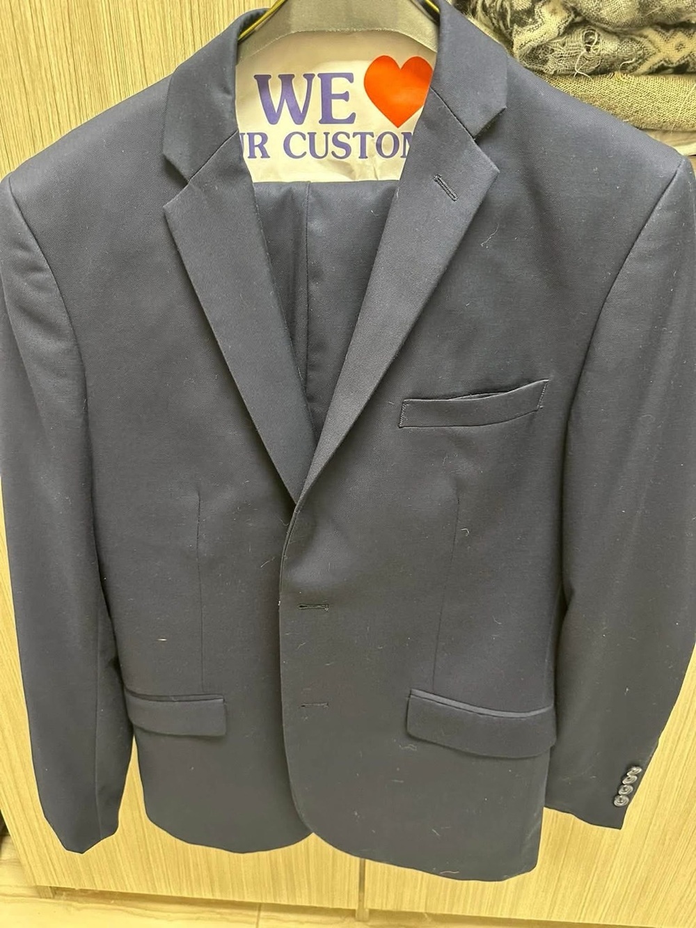 Navy Men’s Suit - Classic Single-Breasted Jacket